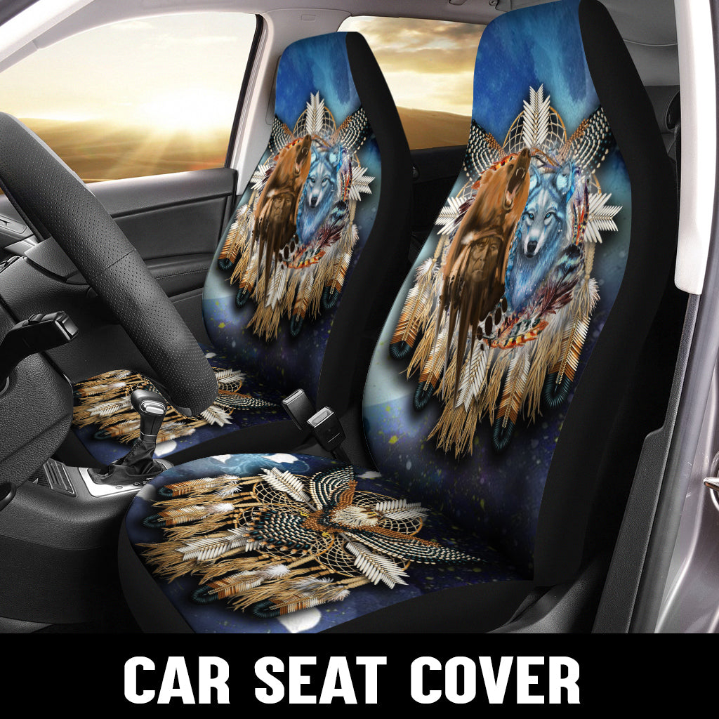 WelcomeNative Native Car Seat Cover, 3D Car Seat Cover , All Over Print Car Seat Cover