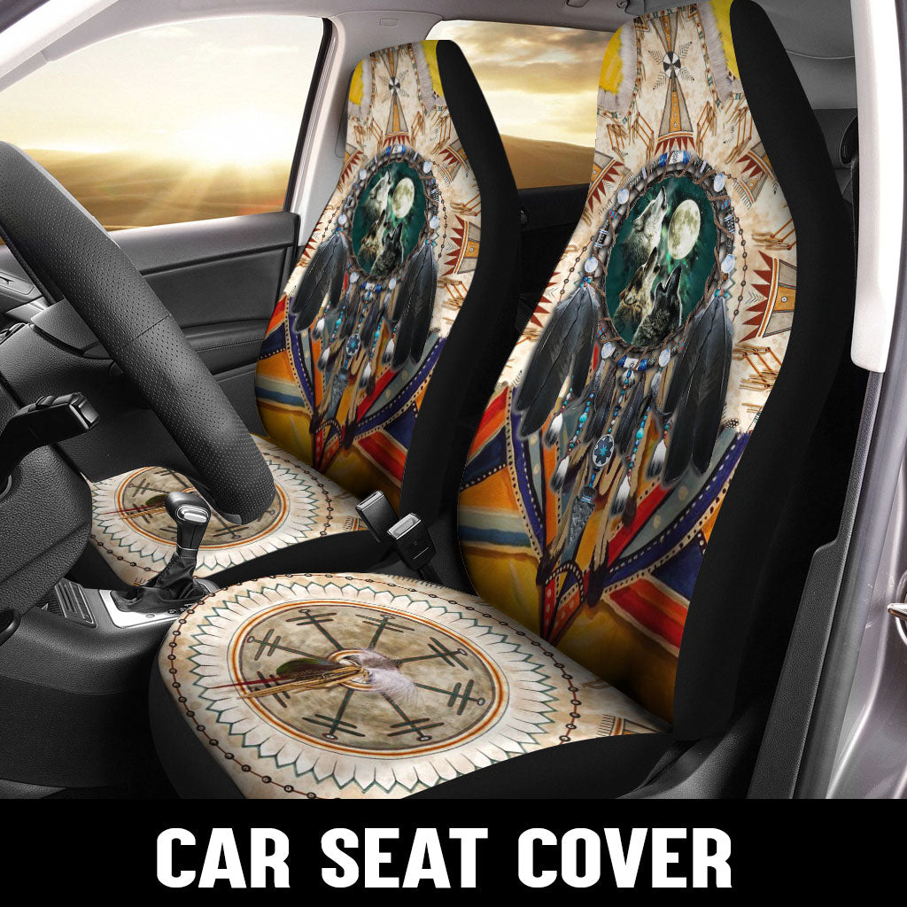 WelcomeNative Native Car Seat Cover, 3D Car Seat Cover , All Over Print Car Seat Cover - Design #33