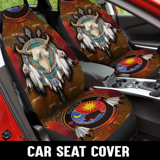 WelcomeNative Native Car Seat Cover, 3D Car Seat Cover , All Over Print Car Seat Cover - Design #39