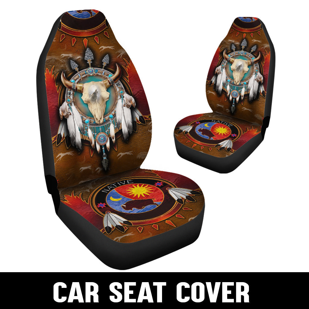 WelcomeNative Native Car Seat Cover, 3D Car Seat Cover , All Over Print Car Seat Cover