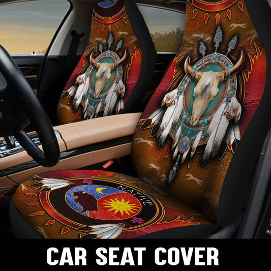WelcomeNative Native Car Seat Cover, 3D Car Seat Cover , All Over Print Car Seat Cover - Design #39