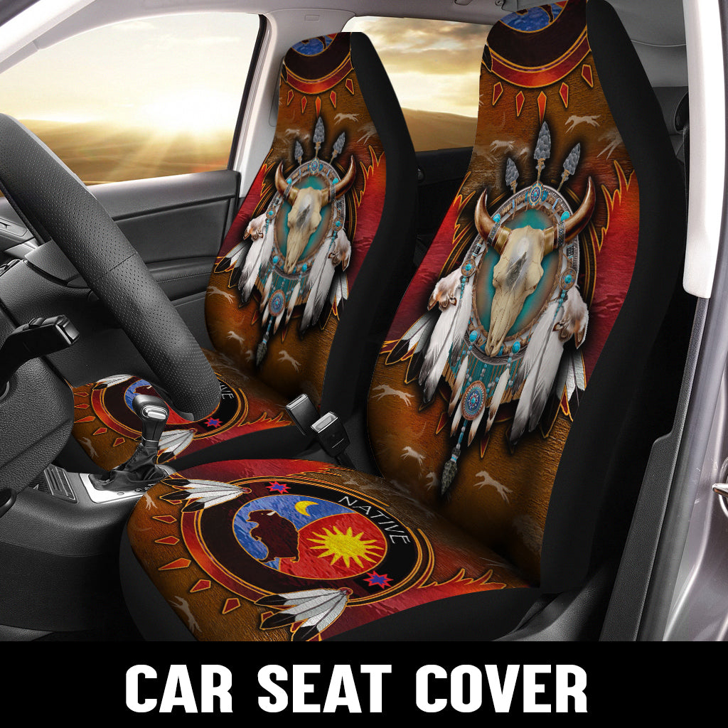 WelcomeNative Native Car Seat Cover, 3D Car Seat Cover , All Over Print Car Seat Cover