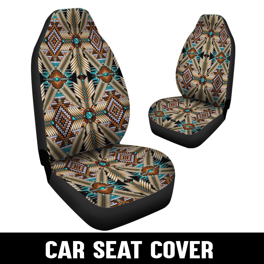 WelcomeNative Native Car Seat Cover, 3D Car Seat Cover , All Over Print Car Seat Cover