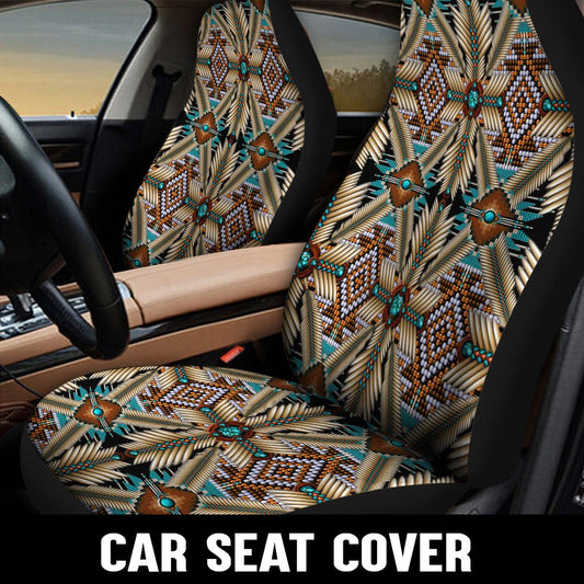 WelcomeNative Native Car Seat Cover, 3D Car Seat Cover , All Over Print Car Seat Cover