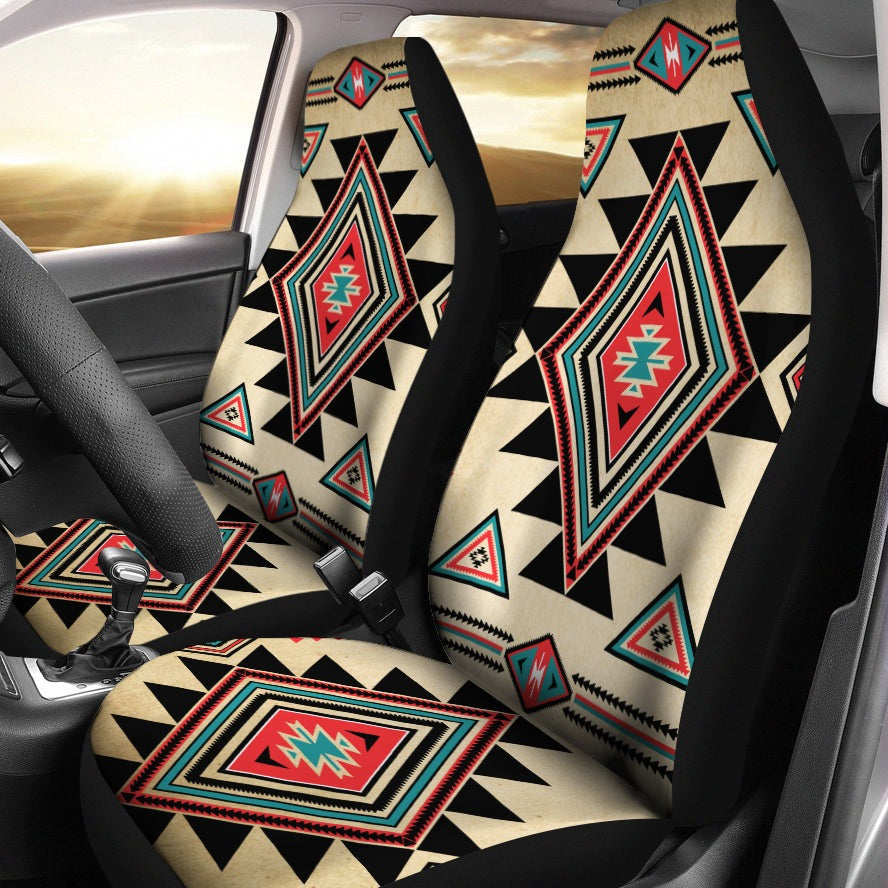 WelcomeNative Native Car Seat Cover, 3D Car Seat Cover , All Over Print Car Seat Cover - Design #0094