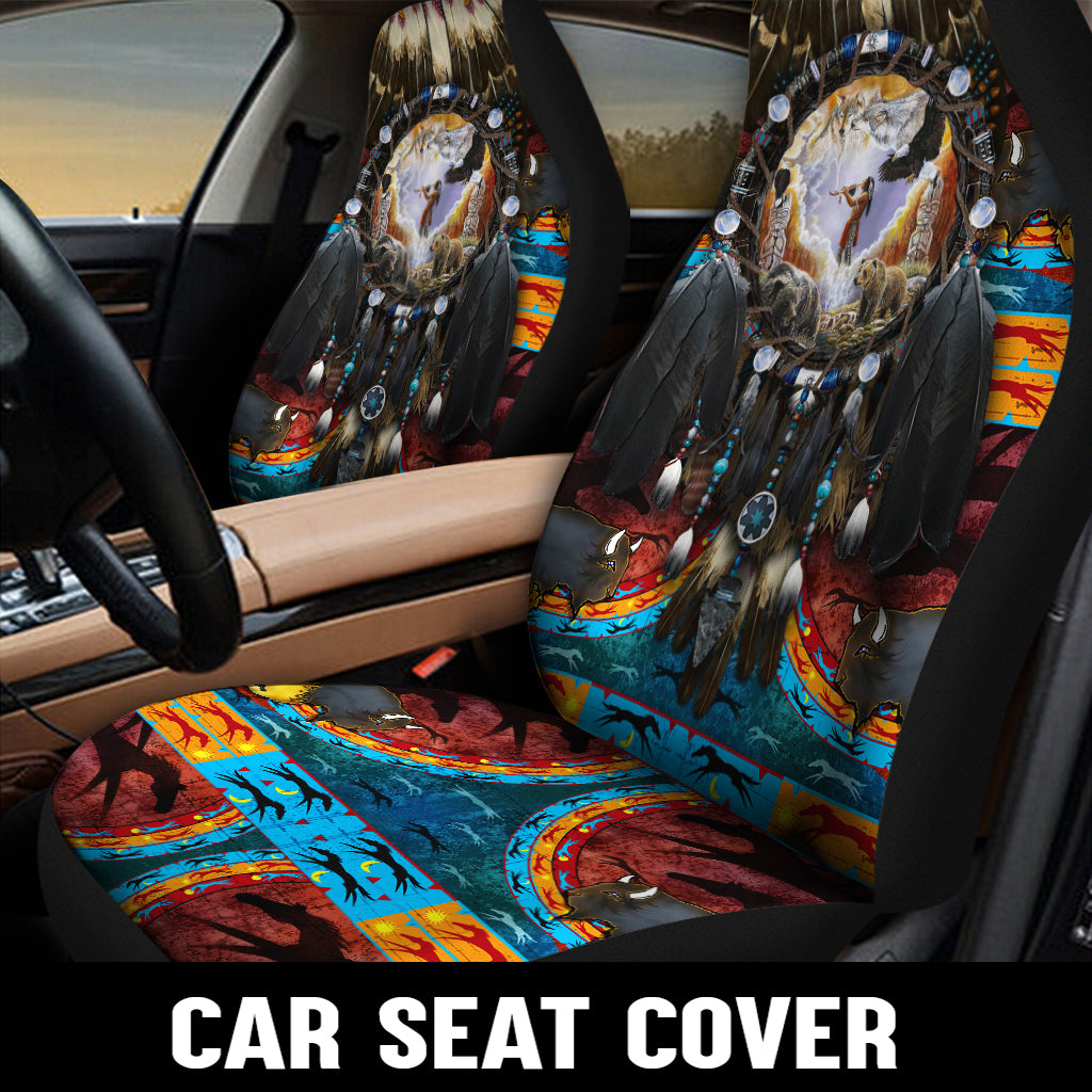 WelcomeNative Native Car Seat Cover, 3D Car Seat Cover , All Over Print Car Seat Cover