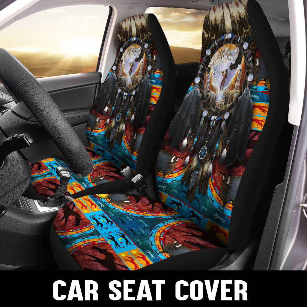 WelcomeNative Native Car Seat Cover, 3D Car Seat Cover , All Over Print Car Seat Cover