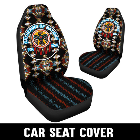 WelcomeNative Native Car Seat Cover, 3D Car Seat Cover , All Over Print Car Seat Cover