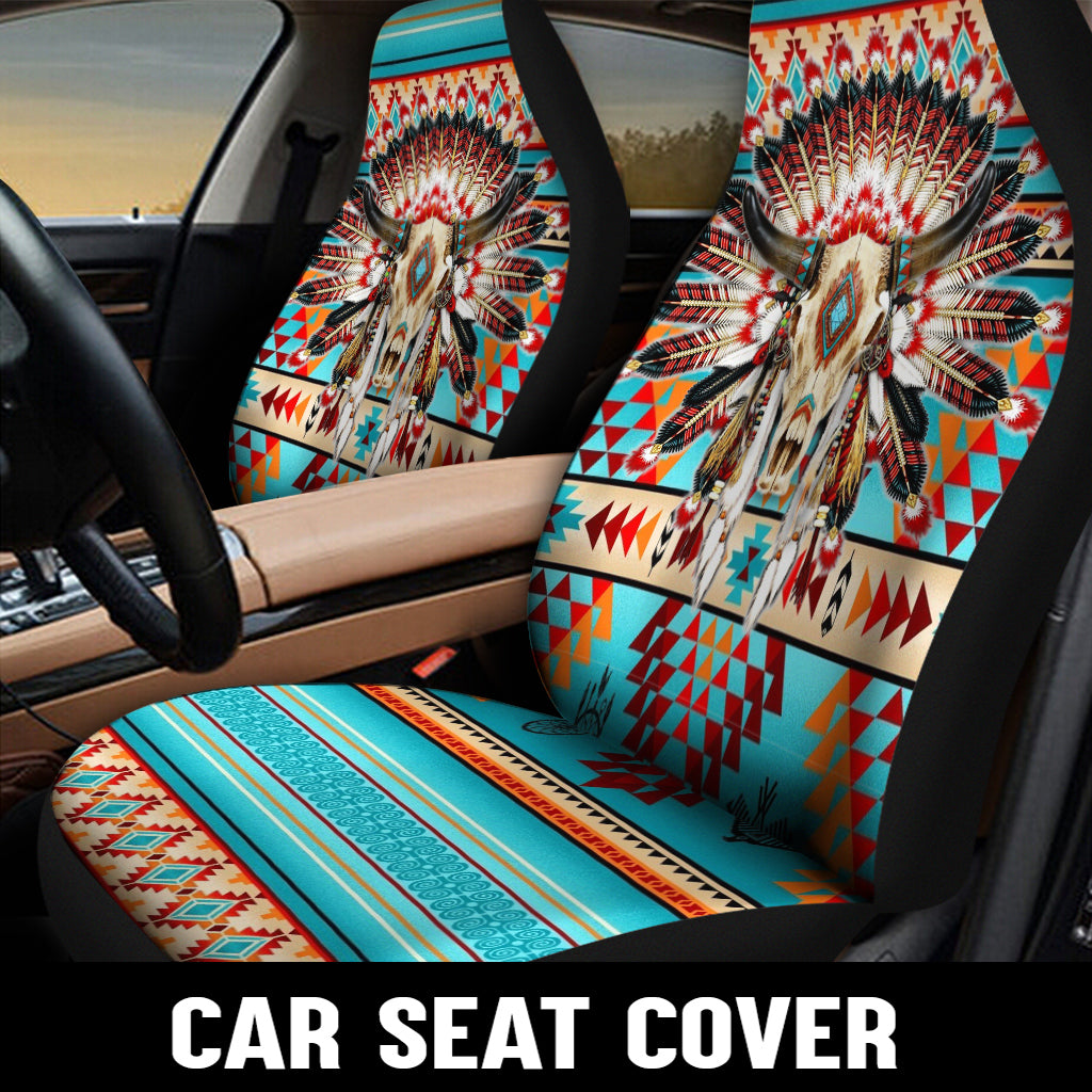 WelcomeNative Native Car Seat Cover, 3D Car Seat Cover , All Over Print Car Seat Cover - Design #0100