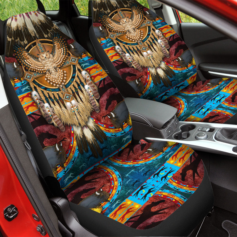 WelcomeNative Native Car Seat Cover, 3D Car Seat Cover , All Over Print Car Seat Cover