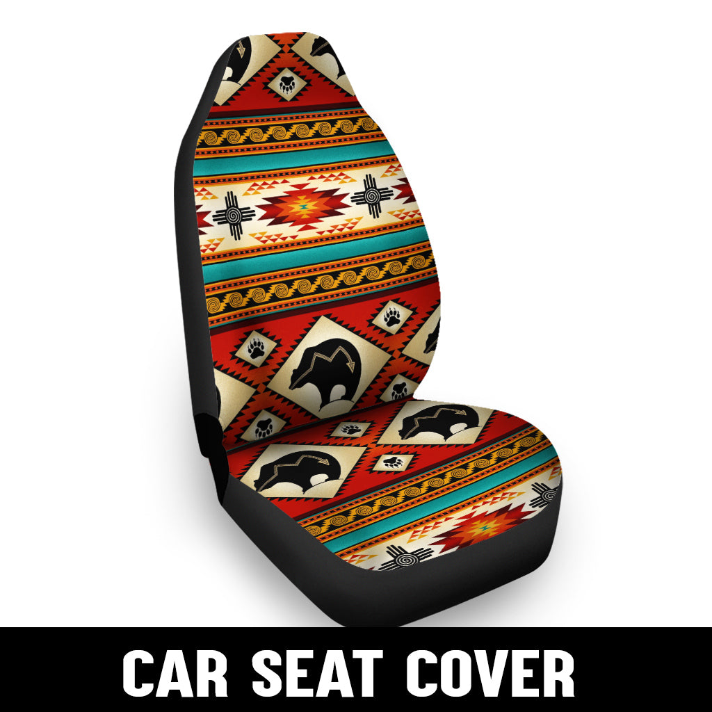 WelcomeNative Native Car Seat Cover, 3D Car Seat Cover , All Over Print Car Seat Cover