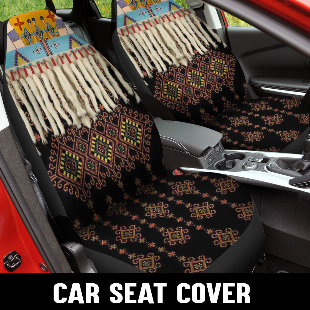 WelcomeNative Native Car Seat Cover, 3D Car Seat Cover , All Over Print Car Seat Cover