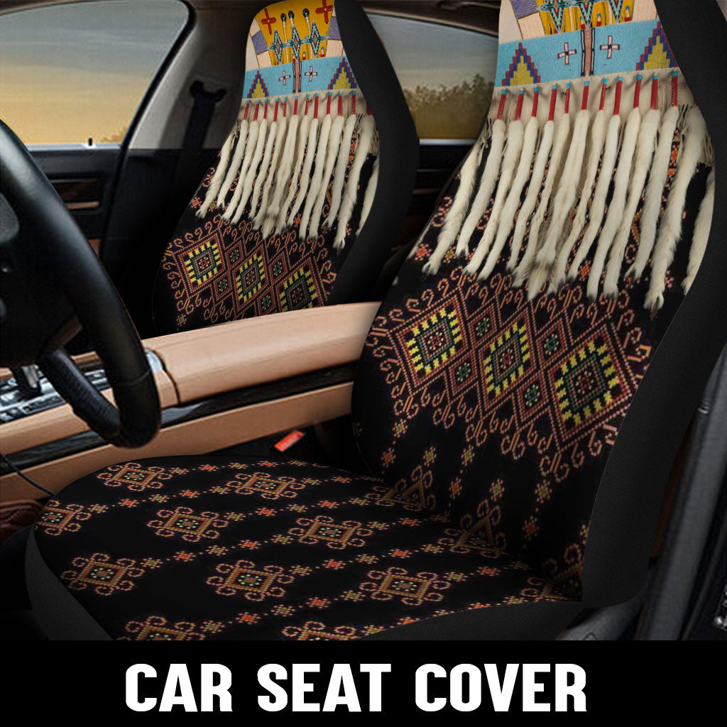 WelcomeNative Native Car Seat Cover, 3D Car Seat Cover , All Over Print Car Seat Cover