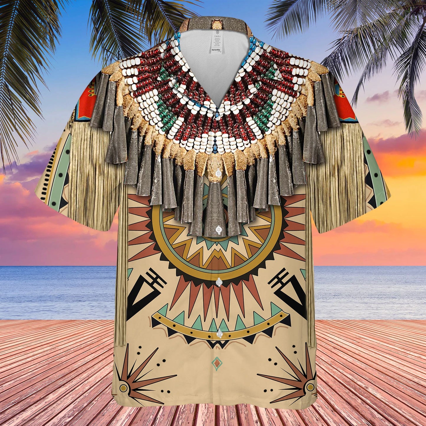 Native American Hawaiian Shirt Welcome Native