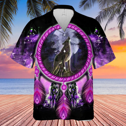 Native American Hawaiian Shirt Welcome Native