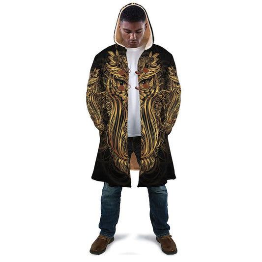 WelcomeNative Owl Pattern Native 3D Dream Cloak, All Over Print Dream Cloak, Native American