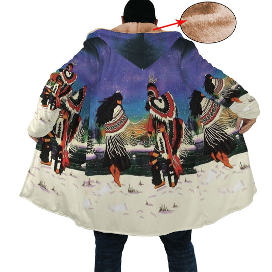 WelcomeNative Aboriginal Beauty 3D Dream Cloak, All Over Print Dream Cloak, Native American