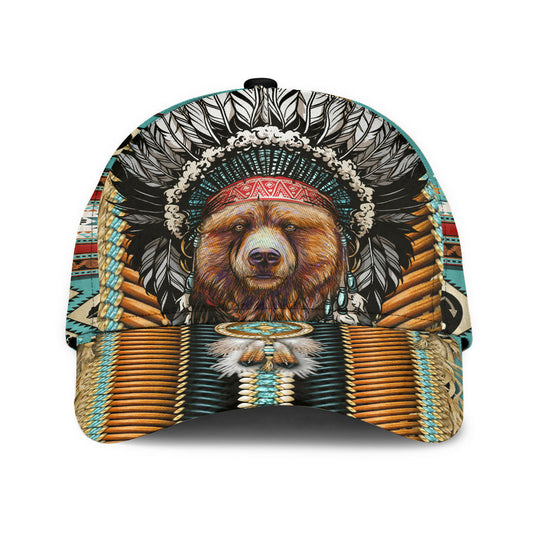 WelcomeNative Native American Cap, 3D Cap , All Over Print Cap