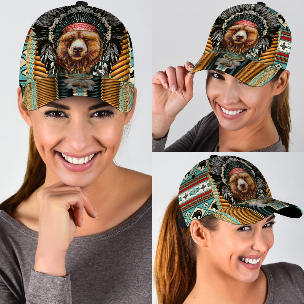 WelcomeNative Native American Cap, 3D Cap , All Over Print Cap