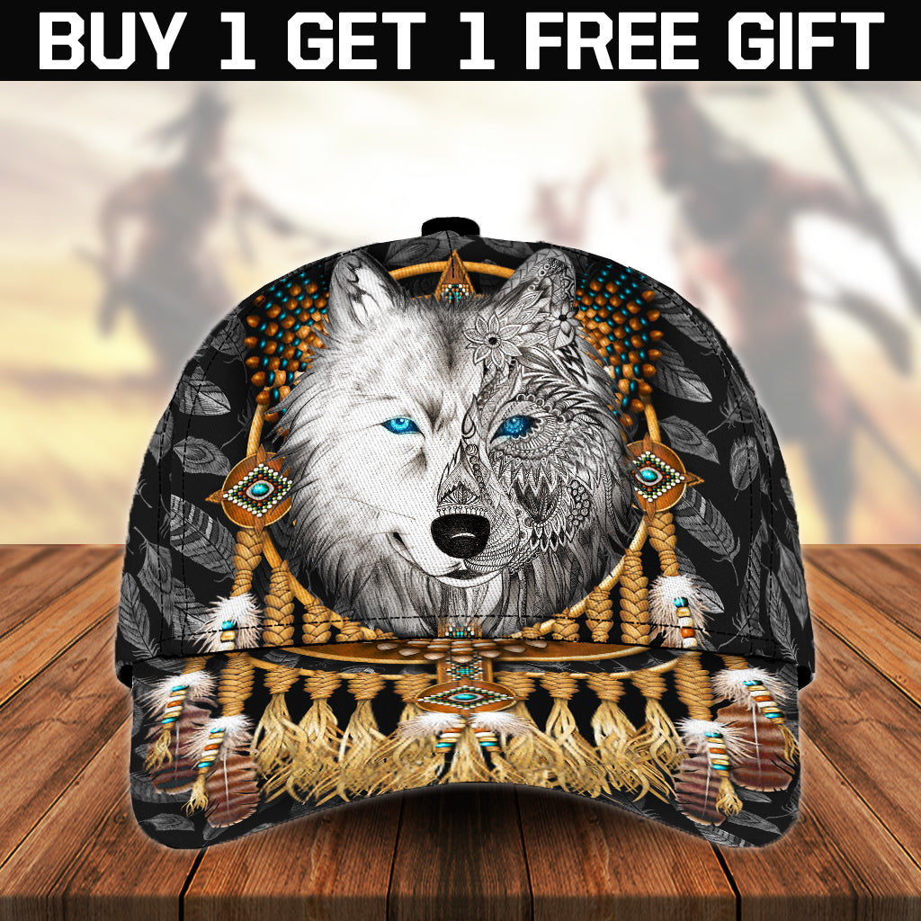 WelcomeNative Native American Cap, 3D Cap , All Over Print Cap