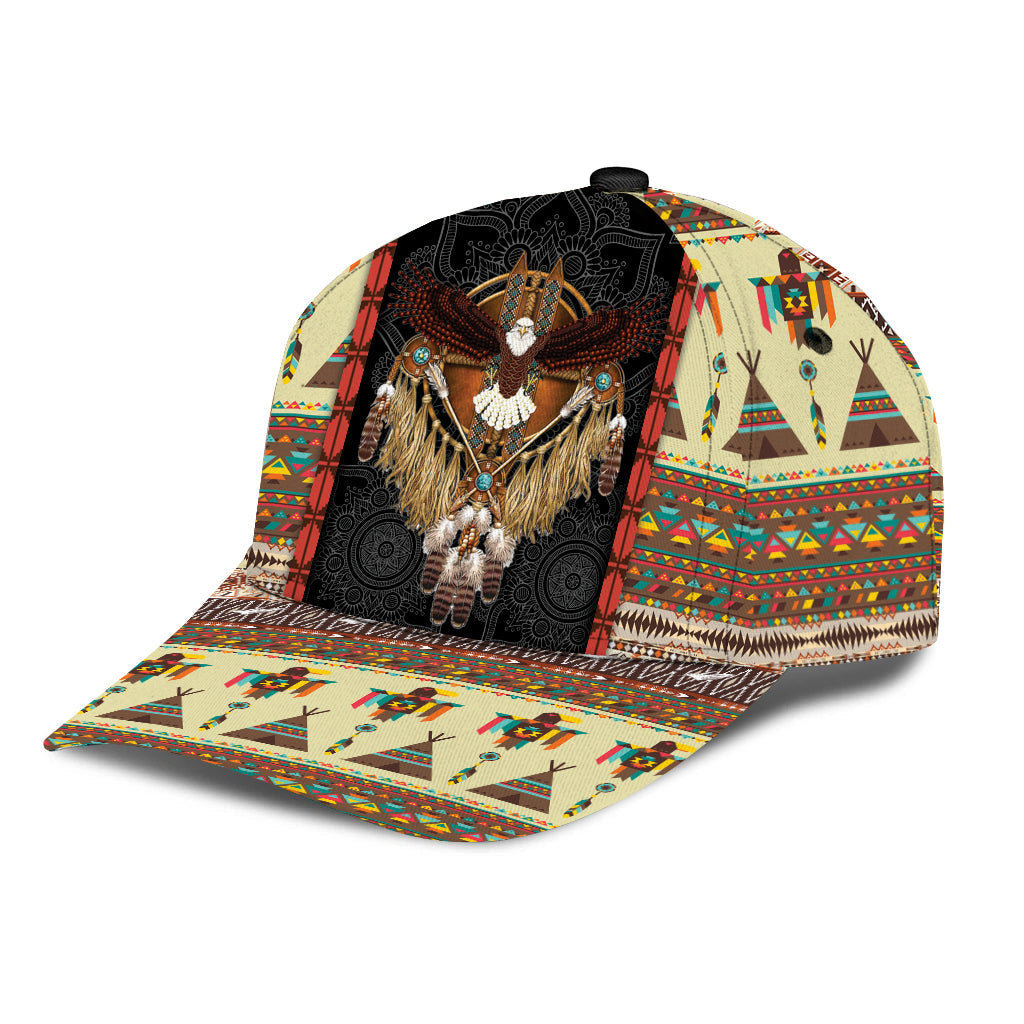 WelcomeNative Native American Cap, 3D Cap , All Over Print Cap