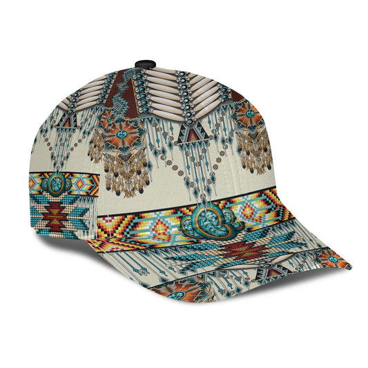 WelcomeNative Native Pattern Beautiful Cap, 3D Cap , All Over Print Cap