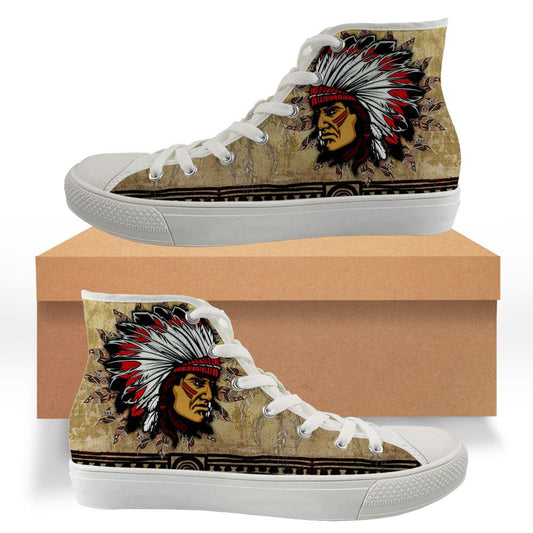 WelcomeNative Chief Native Shoes, 3D Shoes, All Over Print Shoes