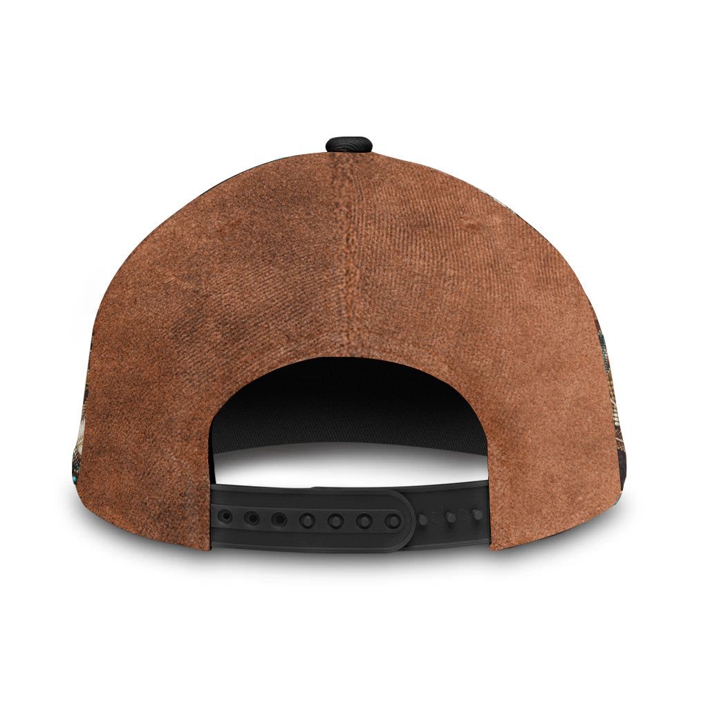 WelcomeNative Mandala Brown Native AmericanCap, 3D Cap , All Over Print Cap