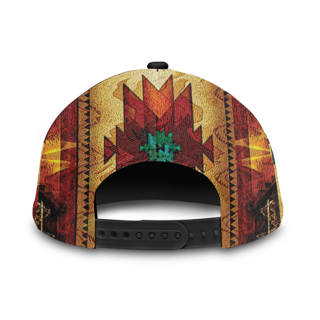 WelcomeNative Native Pattern Cap, 3D Cap , All Over Print Cap