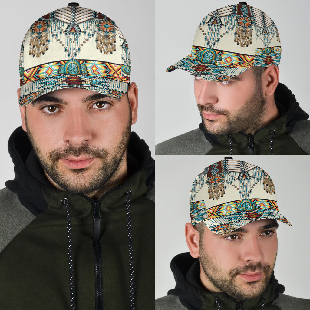 WelcomeNative Native Pattern Beautiful Cap, 3D Cap , All Over Print Cap