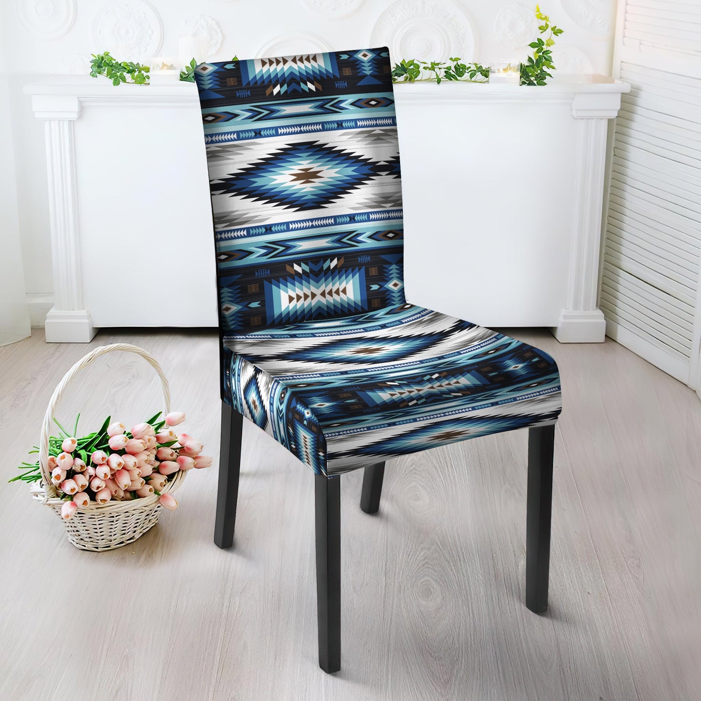 Blue Tribe Design Native American Tablecloth - Chair cover