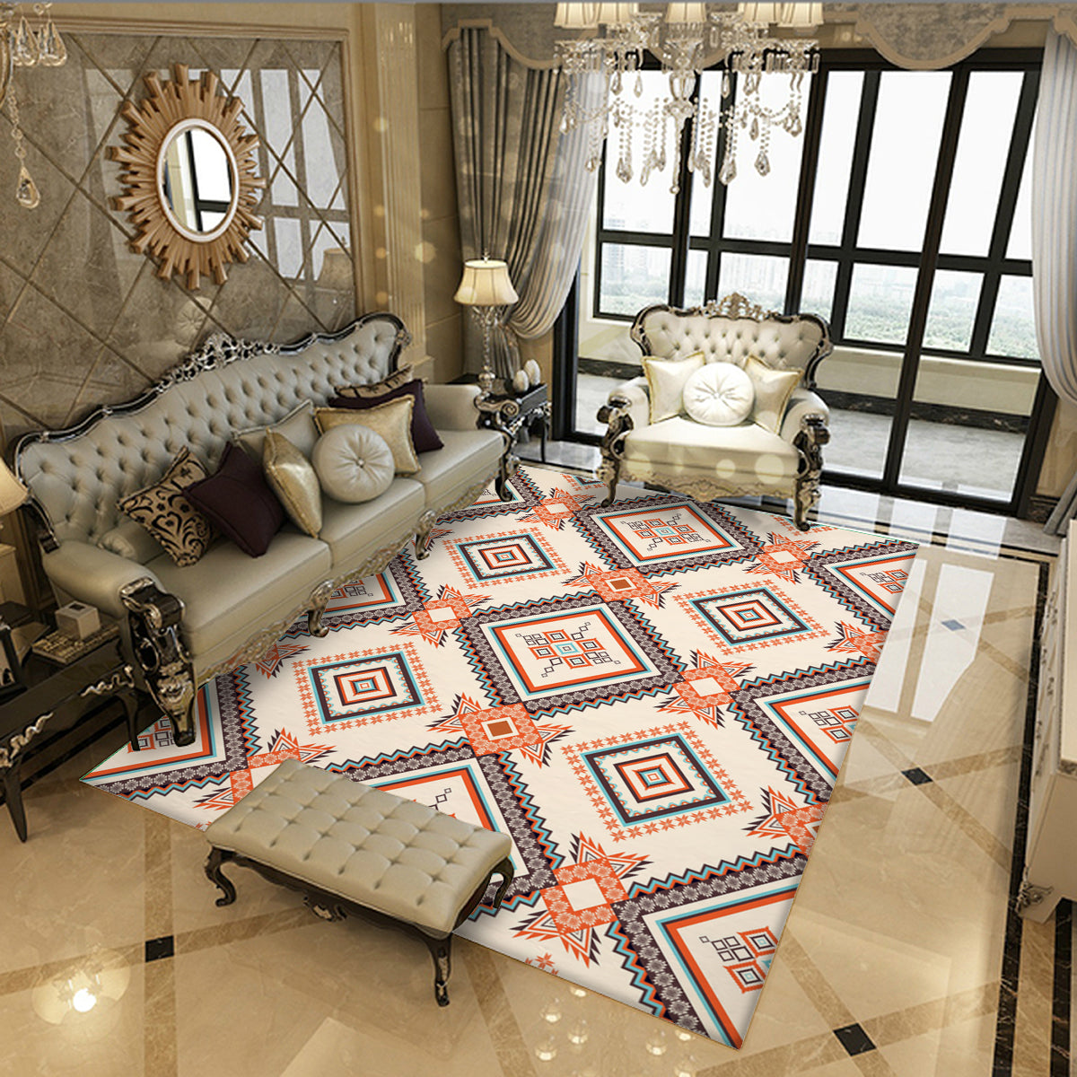 WelcomeNative Native American Style Rug