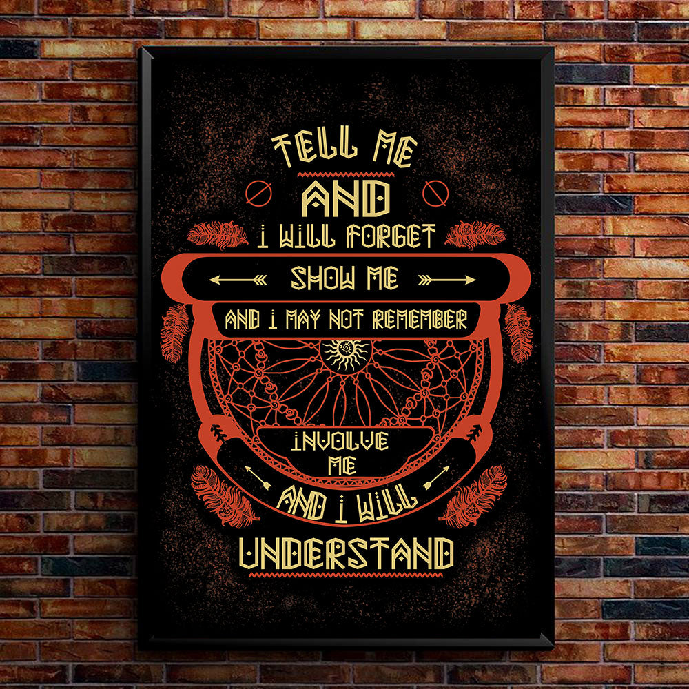 WelcomeNative I Will Understand Poster, 3D Poster, All Over Print Poster, Native American