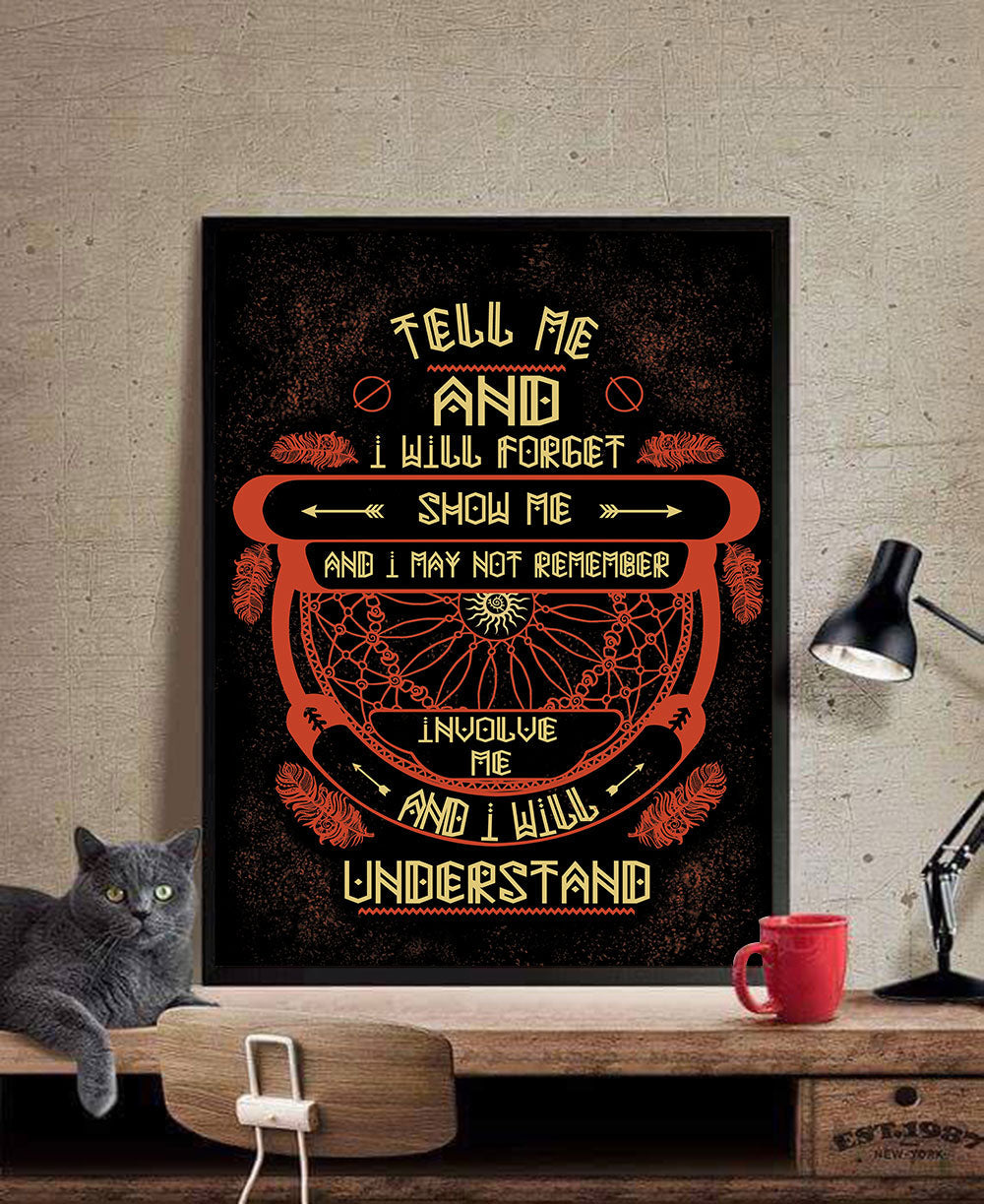 WelcomeNative I Will Understand Poster, 3D Poster, All Over Print Poster, Native American