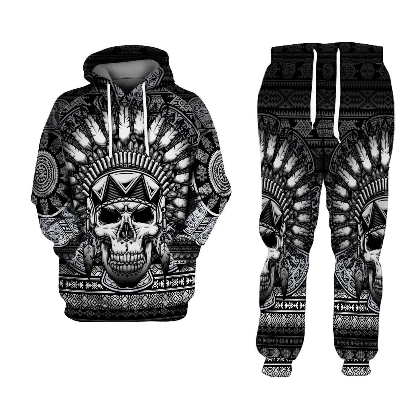 WelcomeNative 3D Native Hoodie, 3D Sweatpants Set, Native american - Design #6