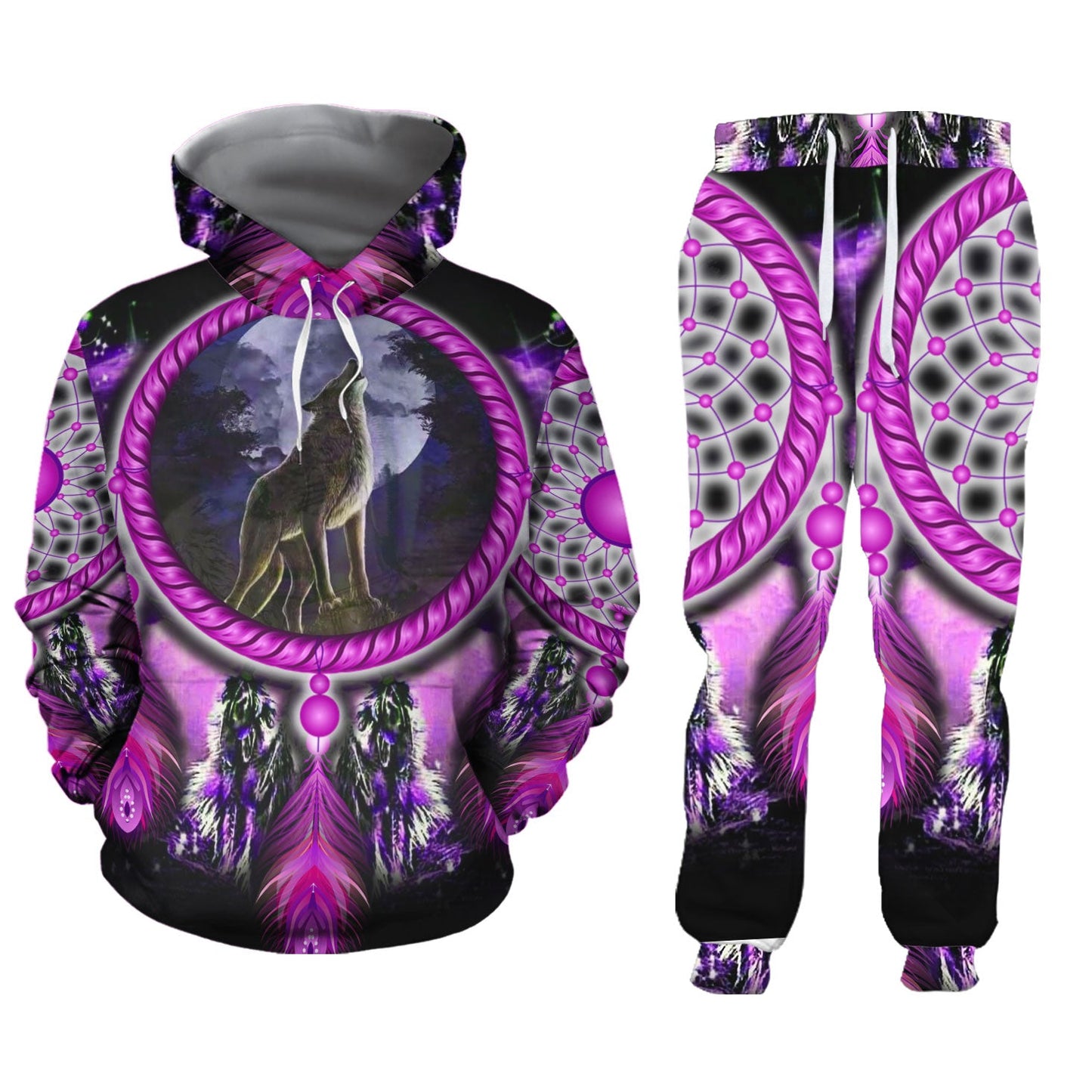 WelcomeNative 3D Native Hoodie, 3D Sweatpants Set, Native american - Design #4