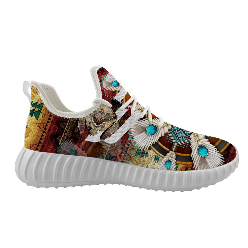WelcomeNative Shoes Native Feather, 3D Shoes, All Over Print Shoes