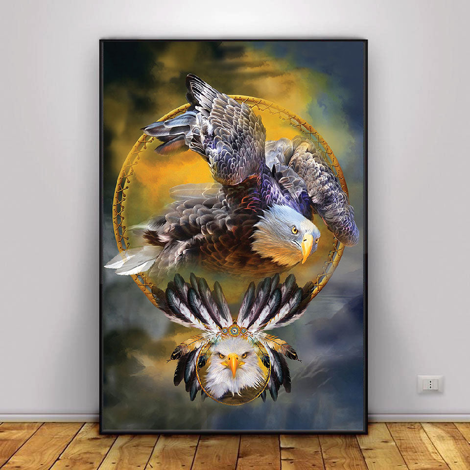 WelcomeNative The Eagle Wings Poster, 3D Poster, All Over Print Poster, Native American