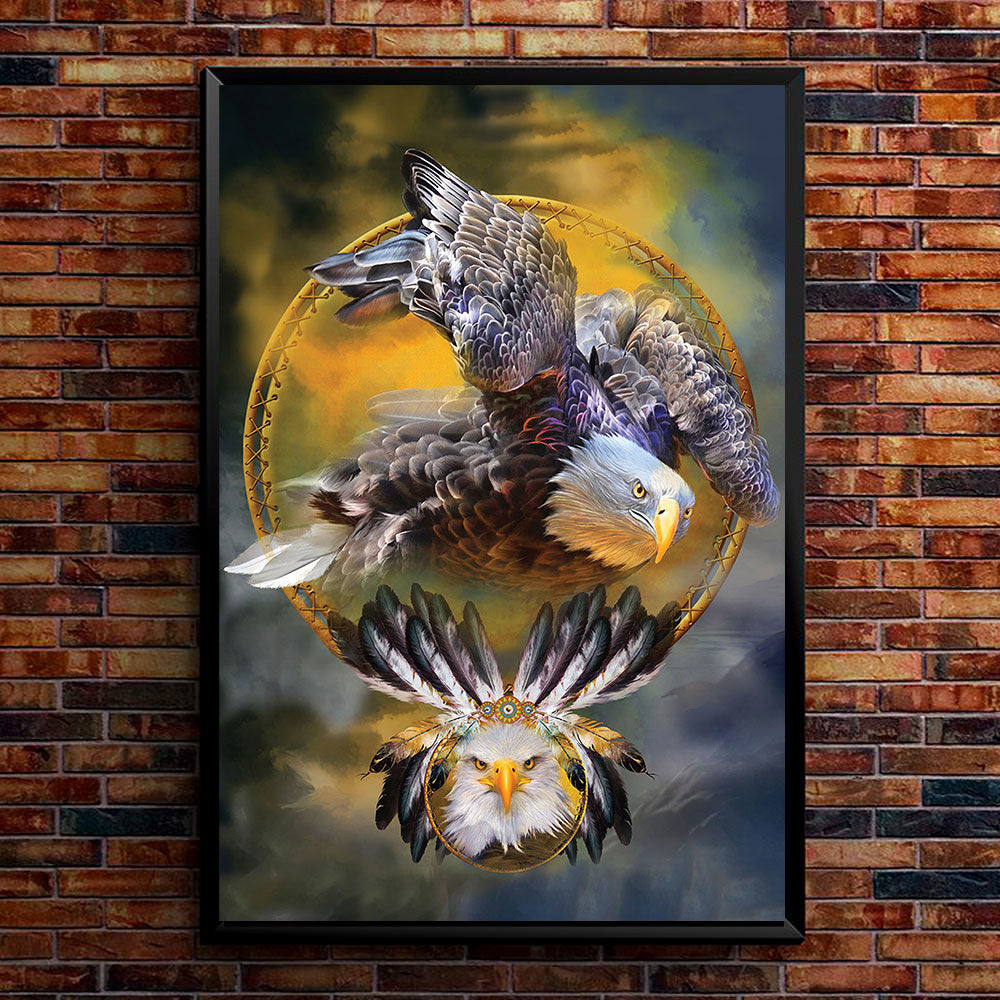 WelcomeNative The Eagle Wings Poster, 3D Poster, All Over Print Poster, Native American