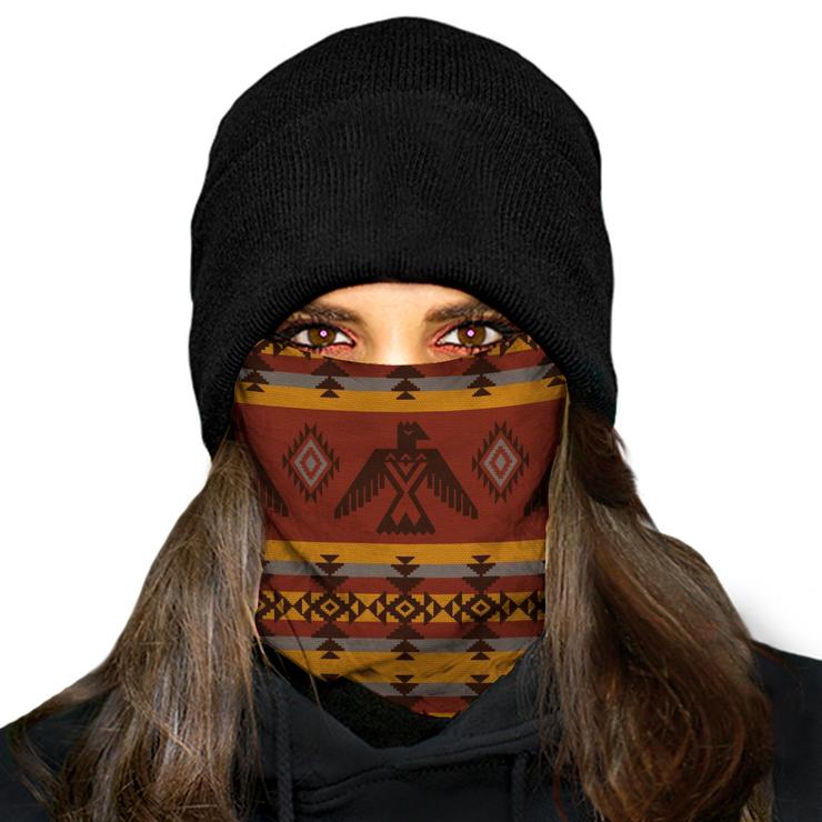 WelcomeNative Native American Pattern Bandana Face Mask, Neck Gaiter #29