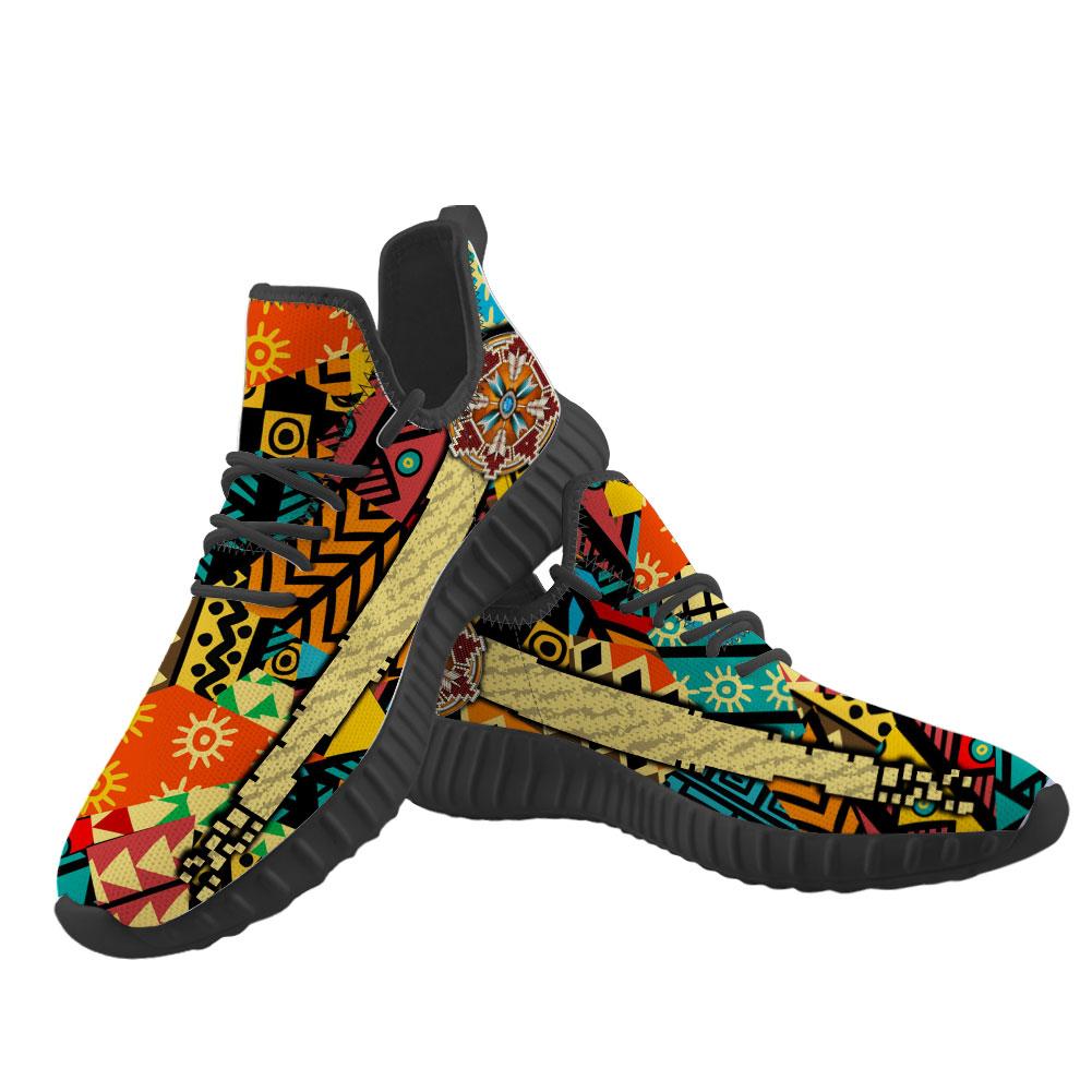 WelcomeNative Abstract Shoes Native , 3D Shoes, All Over Print Shoes