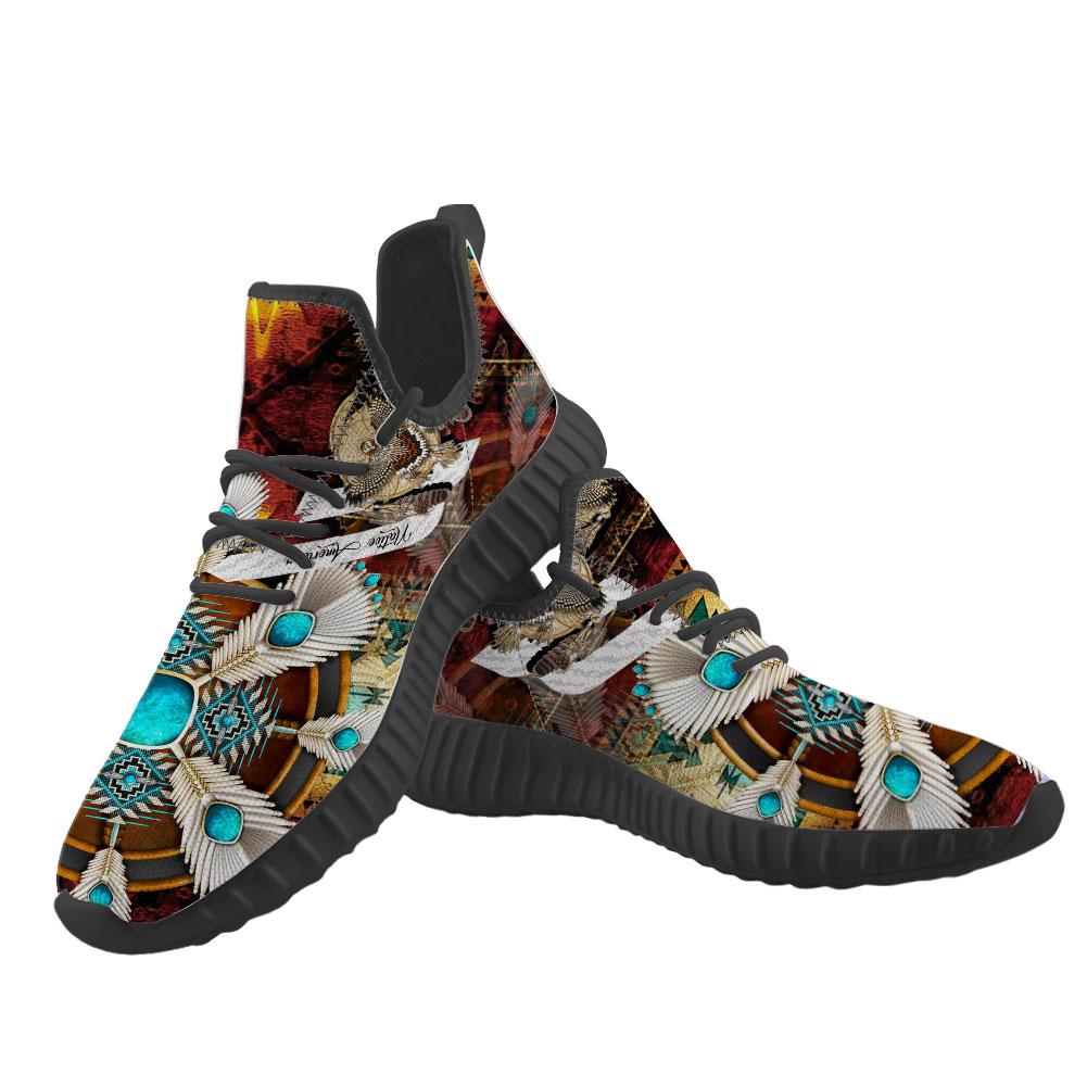 WelcomeNative Shoes Native Feather, 3D Shoes, All Over Print Shoes
