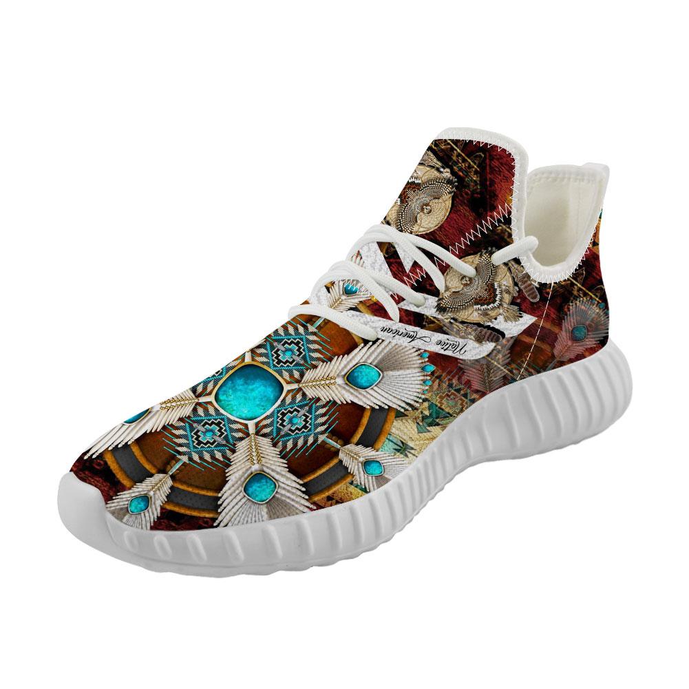 WelcomeNative Shoes Native Feather, 3D Shoes, All Over Print Shoes