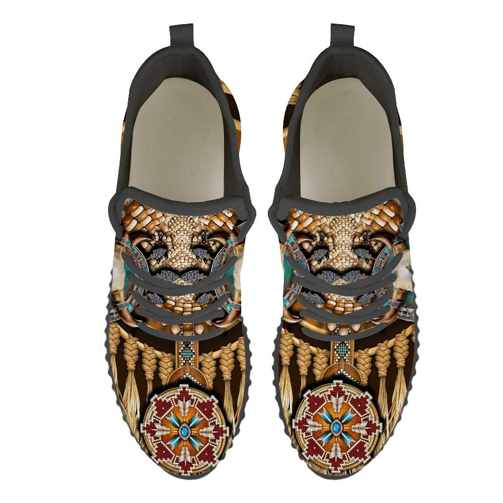 WelcomeNative Buffalo Feather Shoes, 3D Shoes, All Over Print Shoes