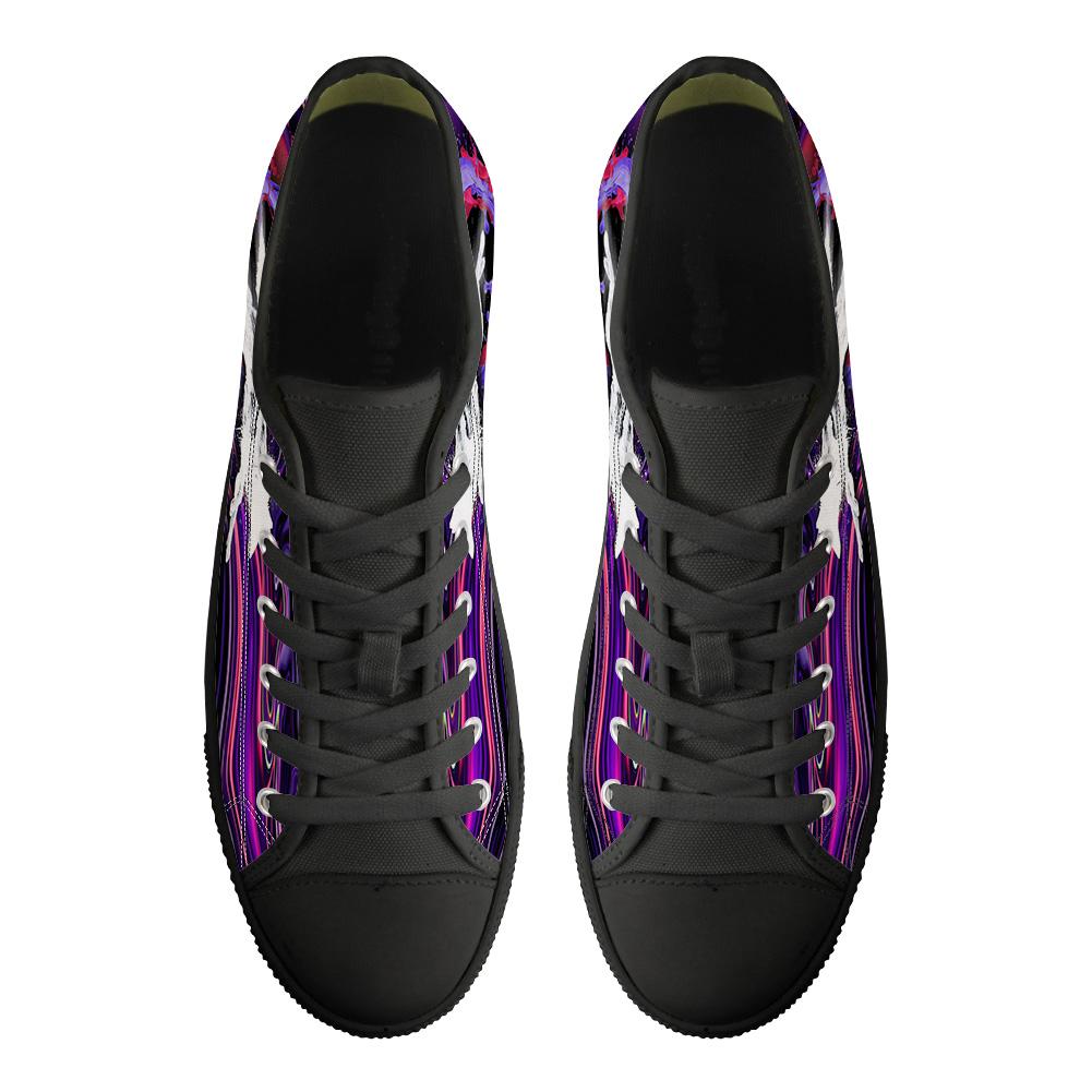 WelcomeNative Leo Purple Shoes, 3D Shoes, All Over Print Shoes
