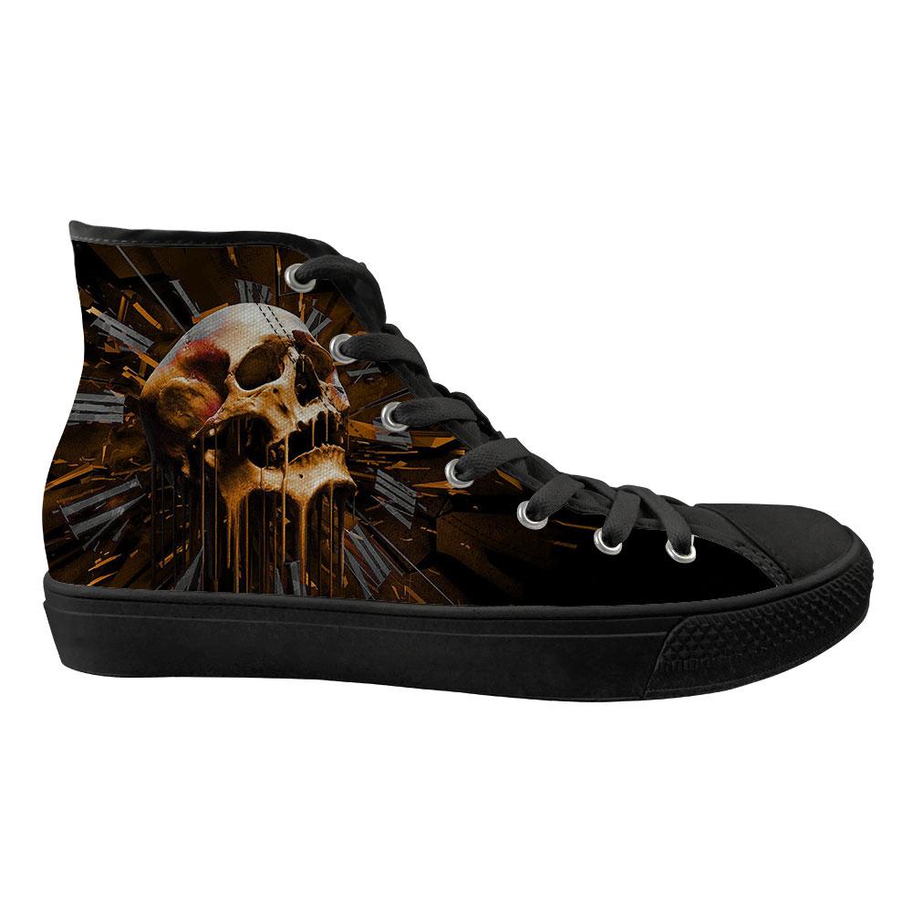 WelcomeNative Beautiful Skull Shoes, 3D Shoes, All Over Print Shoes