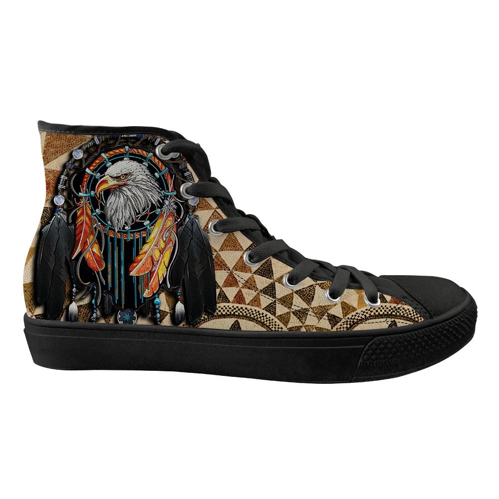WelcomeNative Eagle Feather Shoes, 3D Shoes, All Over Print Shoes