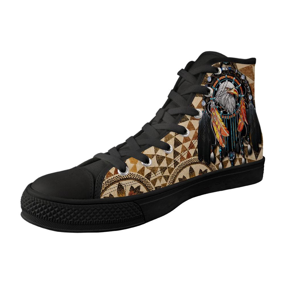 WelcomeNative Eagle Feather Shoes, 3D Shoes, All Over Print Shoes