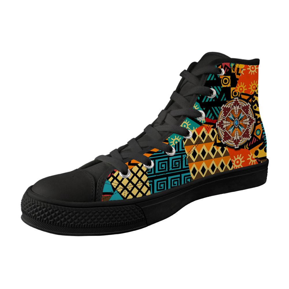 WelcomeNative Native Pattern, 3D Shoes, All Over Print Shoes