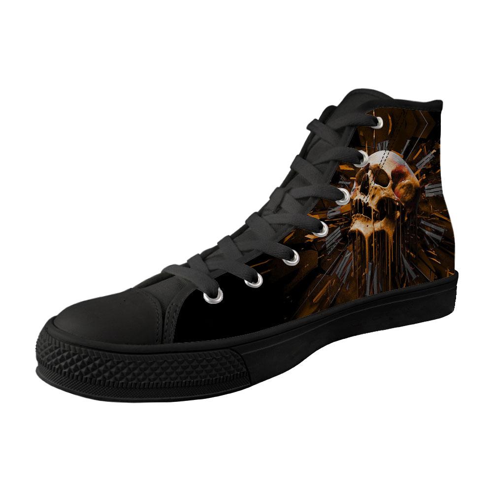 WelcomeNative Beautiful Skull Shoes, 3D Shoes, All Over Print Shoes